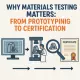 Why Materials Testing Matters: From Prototyping to Certification